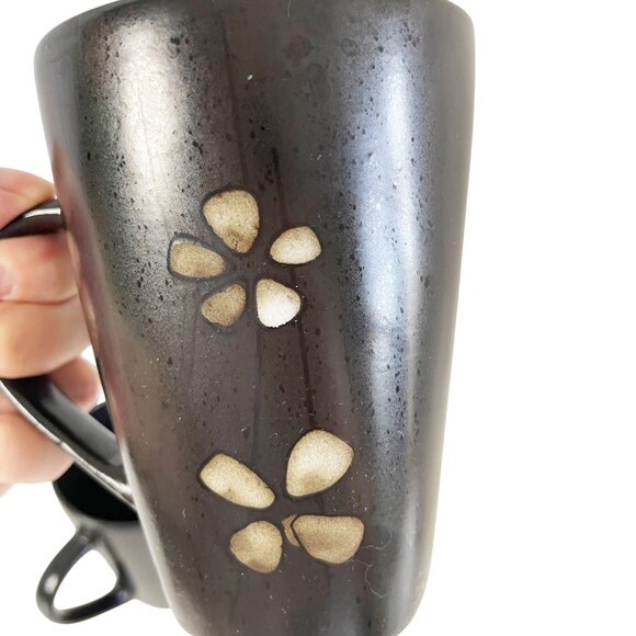 Sylvan Sprigs Stoneware Mug Set of 2 Better Homes and Garden Textured Flowers - Picture 7 of 7